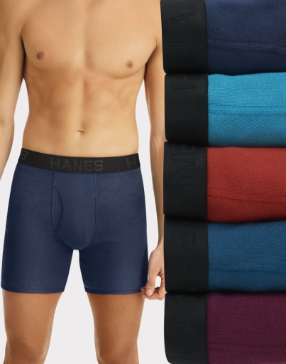hanes ultimate® men's soft and breathable boxer briefs 5-pack men Hanes