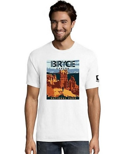 hanes comfortwash bryce canyon national park graphic short sleeve t-shirt men Hanes