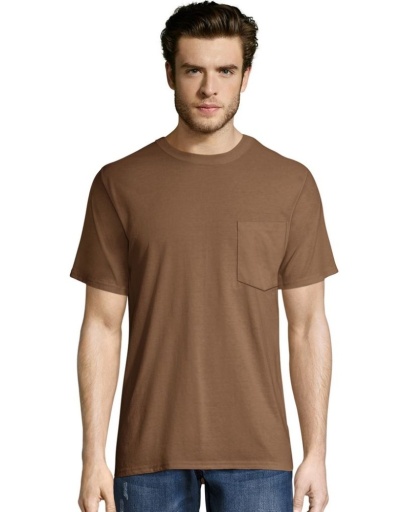 hanes men's x-temp freshiq workwear pocket t-shirt value 2-pack men Hanes