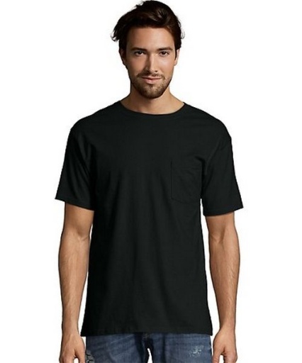 hanes men's short sleeve pocket t-shirt value pack 2-pack men Hanes