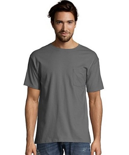 hanes men's short sleeve pocket t-shirt value pack 2-pack men Hanes