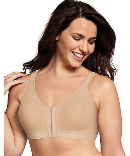 playtex 18 hour cotton comfort front & back close easy on & easy off bra women Playtex