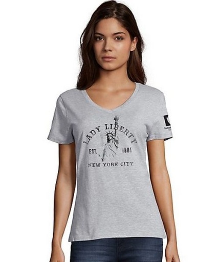 hanes statue of liberty national monument women's graphic t-shirt women Hanes