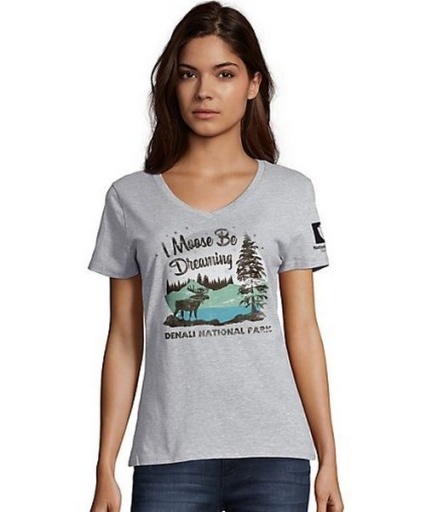 hanes denali national park women's graphic t-shirt women hanes