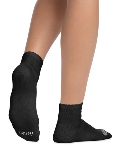 hanes women's cool comfort ankle socks 6-pack women Hanes