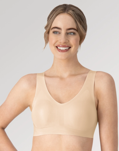 hanes women's invisible embrace pullover bralette moisture wicking women Hanes