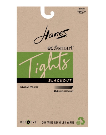 hanes ecosmart blackout tights women Hanes