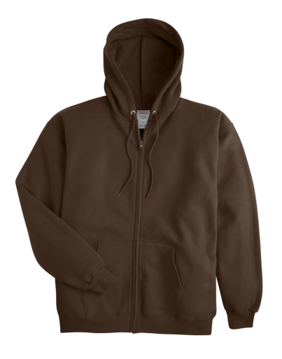 hanes ultimate men's full-zip heavyweight fleece hoodie men Hanes