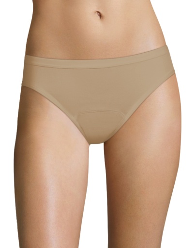 hanes comfort, period. bikini period underwear, moderate leaks, neutrals, 3-pack women Hanes
