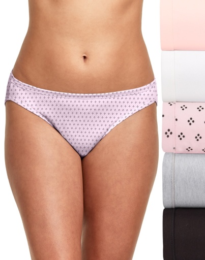 hanes ultimate comfortsoft women's bikini underwear 5-pack women Hanes