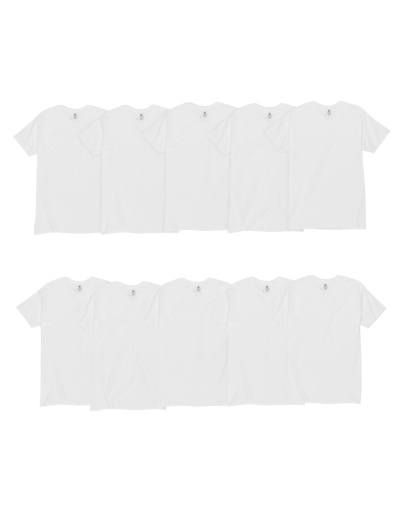hanes men's comfortsoft® white crewneck undershirt 10-pack men hanes