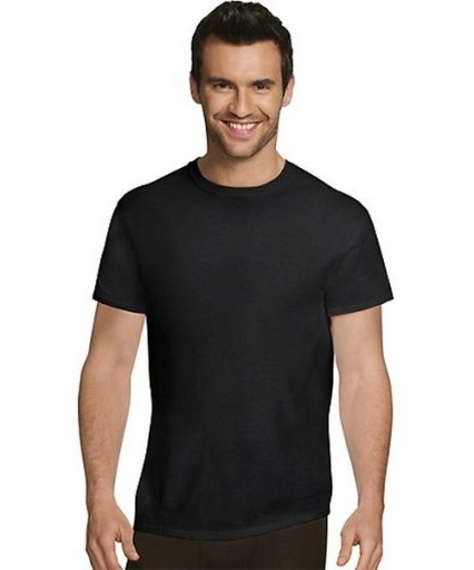 Hanes Ultimate™ Men's Comfort Fit Ultra Soft Cotton/Modal Crew Neck Undershirt Assorted Black/Grey 4-Pack men Hanes