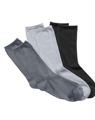 hanes women's comfortsoft crew socks 3-pack women hanes