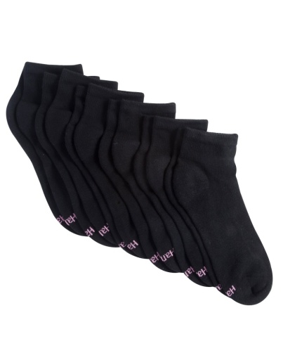 hanes sport women's cool comfort ankle socks 6-pack women Hanes