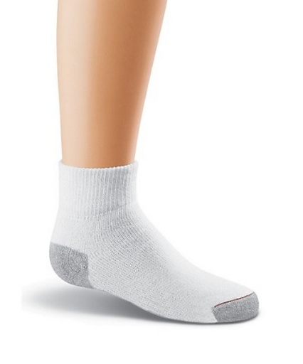hanes ultimate boys' ankle ez sort socks 6-pack (size s) youth Hanes