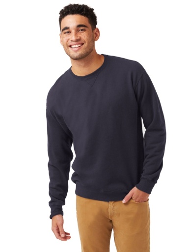 hanes men's comfortwash garment dyed fleece sweatshirt GDH400GRTDYE