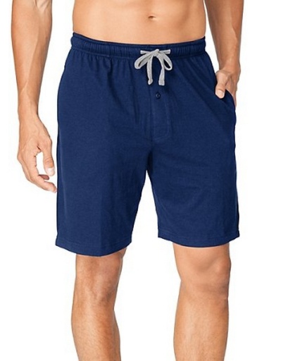 Hanes Men's Jersey Lounge Drawstring Shorts with Logo Waistband 2-Pack men Hanes