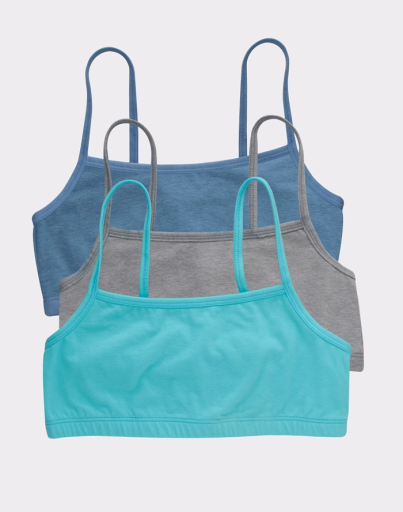 hanes women's string crop bralette 3-pack women Hanes