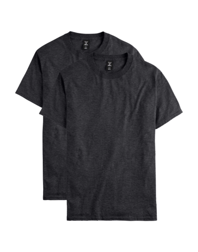 hanes beefy-t men's heavyweight cotton t-shirt value 2-pack (big & tall sizes) men Hanes