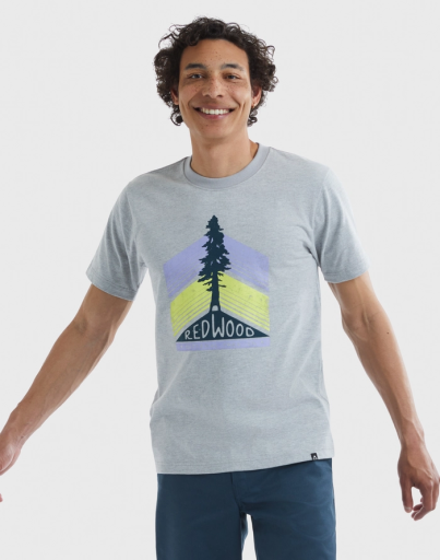 hanes explorer unisex graphic t-shirt, redwood tree EX100586NLB