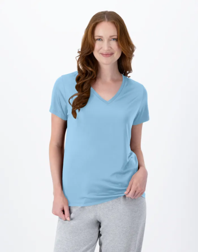 hanes sport cool dri women's performance v-neck t-shirt women hanes