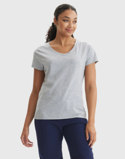 hanes women's x-temp v-neck t-shirt O42V0