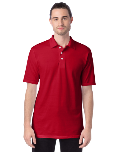 hanes x-temp men's performance polo shirt with odor control men Hanes
