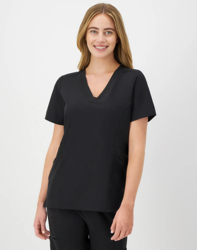 hanes comfort fit scrubs women's scrub top women Hanes
