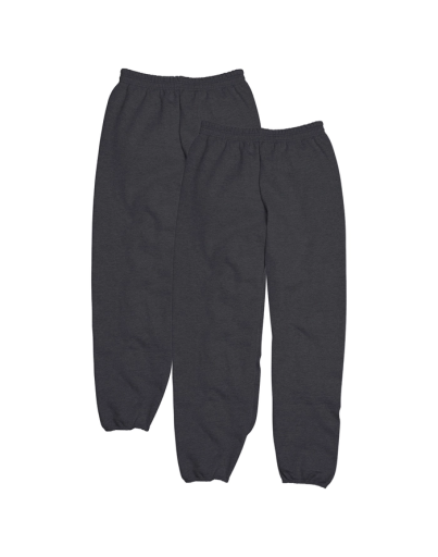 "hanes ecosmart men's fleece sweatpants, value 2-pack, 32""" men Hanes