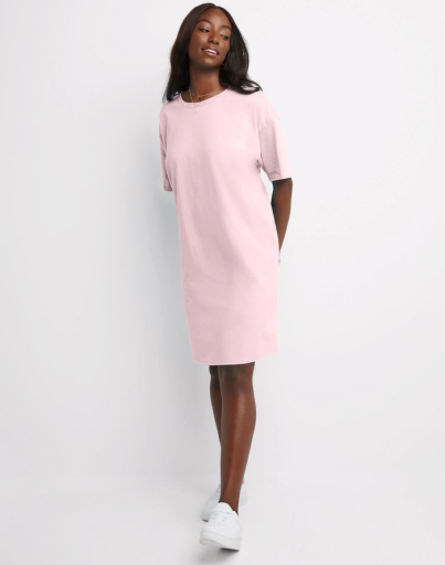 5660-hanes essentials women's t-shirt dress cotton women Hanes