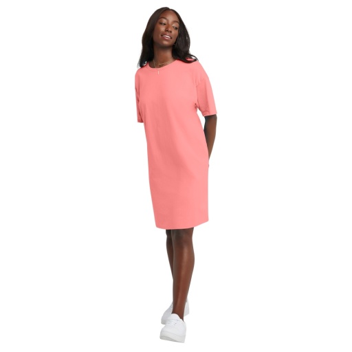 5660-hanes essentials women's t-shirt dress cotton women Hanes