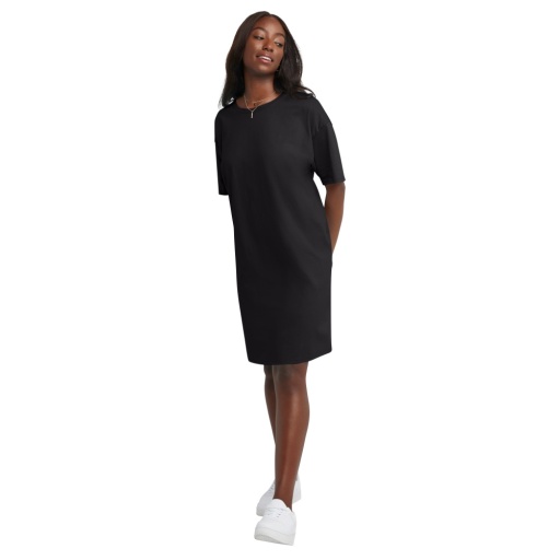 5660-hanes essentials women's t-shirt dress cotton women Hanes