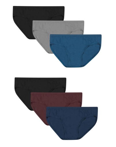 hanes men's bikini underwear ultra soft cotton stretch 6-pack men Hanes