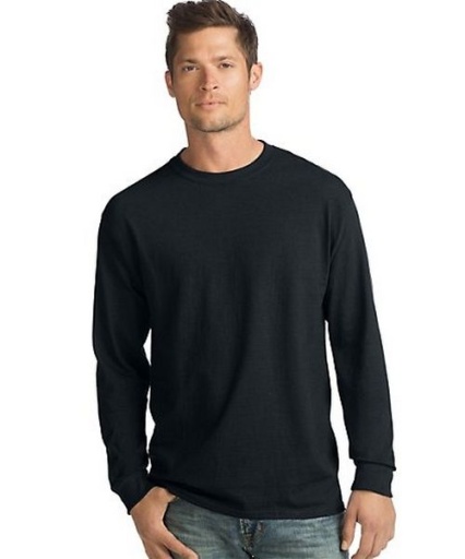Hanes ComfortSoft® Men's Long-Sleeve T-Shirt 4-Pack men Hanes