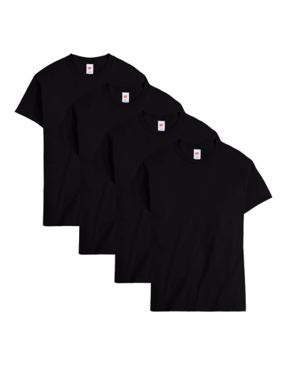 hanes essentials men's cotton t-shirt 4-pack men hanes