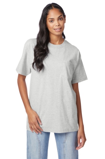 5190-hanes beefy-t unisex pocket t-shirt men Hanes