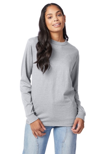 5186-hanes beefy-t unisex long sleeve t-shirt women hanes