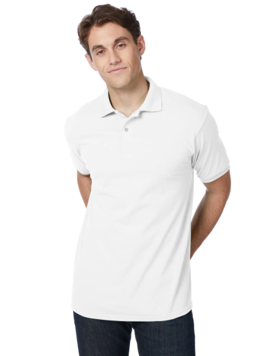 hanes ecosmart men's polo shirt (big & tall sizes available) men Hanes