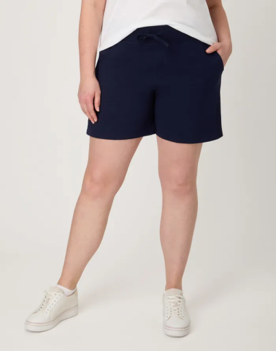 hanes women's jersey pocket shorts 7 inches women Hanes