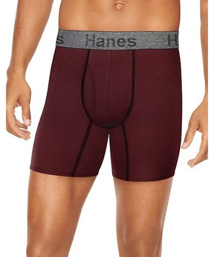 hanes men's comfort flex fit ultra soft cotton stretch boxer briefs 3-pack men Hanes