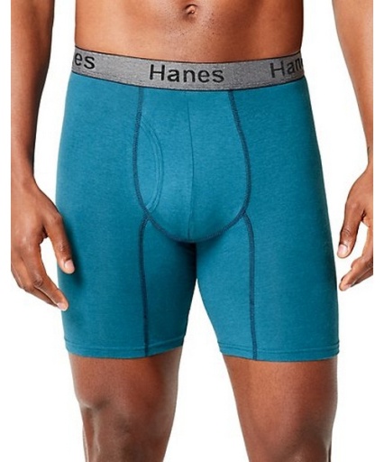 hanes men's comfort flex fit ultra soft cotton stretch long leg boxer briefs 3-pack men Hanes