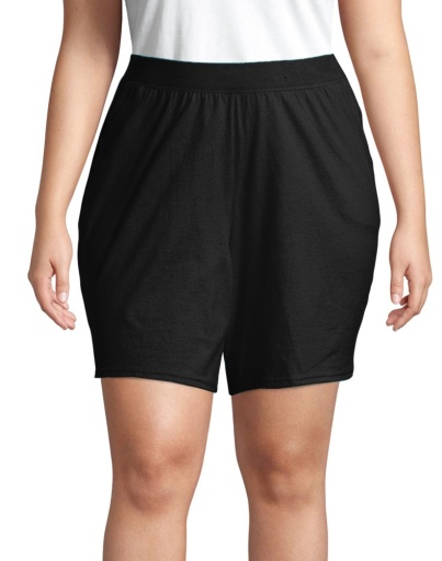just my size women's plus-size cotton jersey pocket shorts women Just My Size