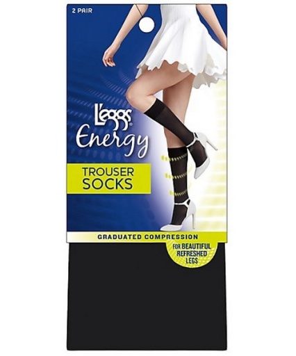 l'eggs energy collection trouser socks 2-pack women L'eggs