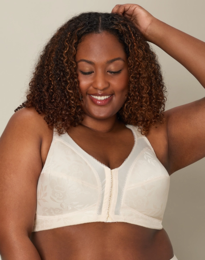 playtex 18 hour supportive front close flexible back wireless bra women Playtex