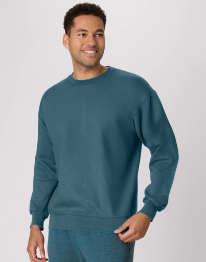 hanes ultimate men's heavyweight fleece crewneck sweatshirt men hanes