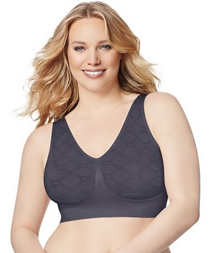 hanes just my size women's pure comfort seamless bralette, plus size women Hanes