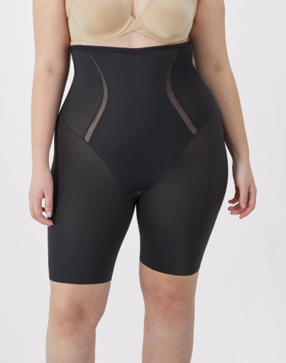 maidenform high-waist tummy control shapewear thigh slimmer women maidenform