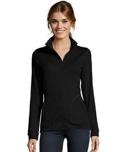 hanes sport women's performance fleece zip up jacket O9327