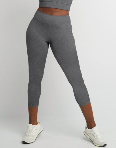 hanes women's stretch jersey capri leggings 21 inches women Hanes