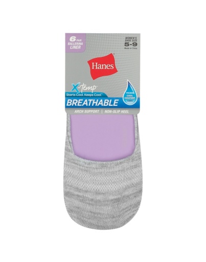 breathable lightweight invisible liner women Hanes
